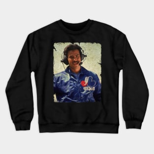 Dennis Martinez in Montreal Expos Crewneck Sweatshirt